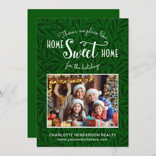 ホームスイートホームエステート実在クリスマス シーズンカード (正面/裏面)