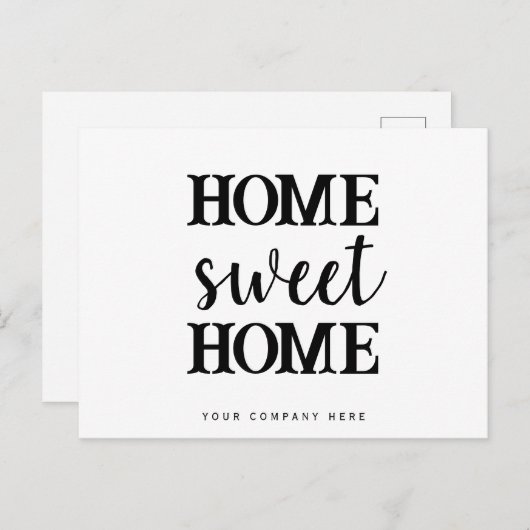 ホームスイートホームエステート実在プロモティブ ポストカード (正面/裏面)