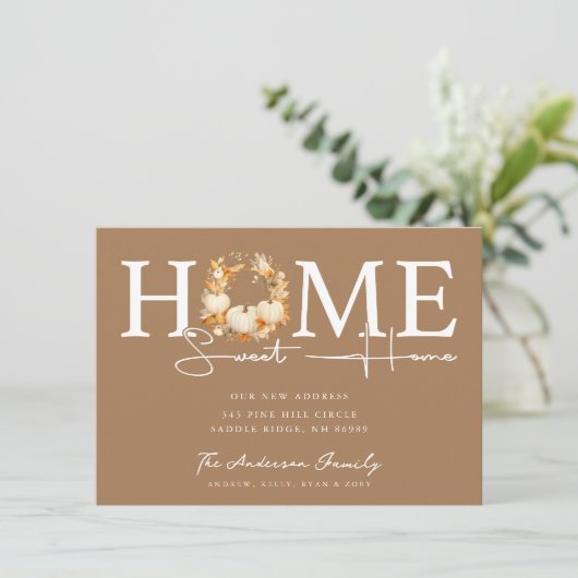 ホームスイートホームオータムムービングアナウンスメント 招待状 (スタンド正面)
