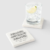 ホームスイートホームカスタムストーンコースター ストーンコースター (横)