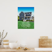 ホームスイートホームカスタム写真 ポスター (キッチン)