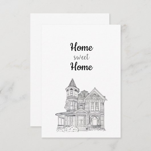 ホームスイートホームカード サンキューカード (正面/裏面)