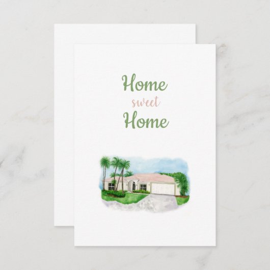 ホームスイートホームカード サンキューカード (正面/裏面)
