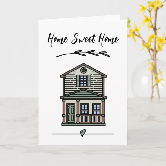 ホームスイートホームクライアントの評価 カード (黄色い花)