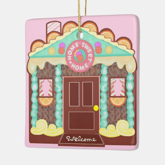 ホームスイートホームクリスマスオーナメント セラミックオーナメント (左)