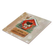 ホームスイートホームクリスマスバードハウス タイル (側面)