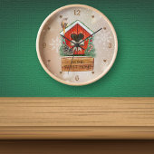 ホームスイートホームクリスマスバードハウス 壁時計