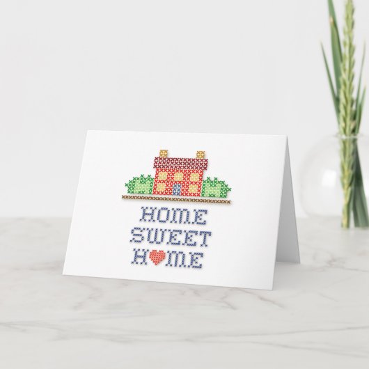 ホームスイートホームグリーティングカード カード (正面)