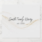 ホームスイートホームコレクション：ボトルラベル スパークリングワインラベル (シングルラベル)