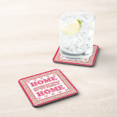 ホームスイートホームコースター赤と白ズミックスンマッチ コースター (右側)