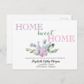 ホームスイートホームサツボテン多肉花 案内ポストカード (正面/裏面)