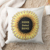 ホームスイートホームサンフラワー クッション (ブランケット)