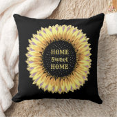 ホームスイートホームサンフラワー クッション (ブランケット)