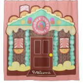 ホームスイートホームシャワーカーテン/プレイハウスフェイズド シャワーカーテン (正面)