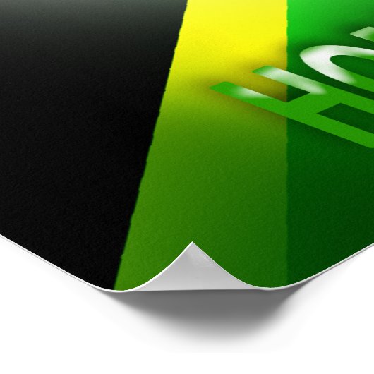 ホームスイートホームジャマイカラージポスタープリント ポスター (角)