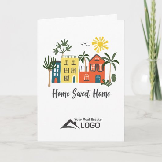 ホームスイートホームスカンジナビアカスタムエテ実在ート カード (正面)
