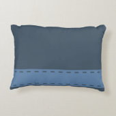 ホームスイートホームスチールブルー アクセントクッション (裏面)