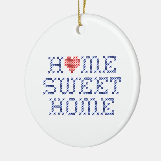 ホームスイートホームセラミックスオーナメント セラミックオーナメント (左)