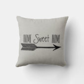 ホームスイートホームタイポグラフィアロー クッション (裏面)