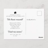 ホームスイートホームニューハウスムービングアナウンスメント ポストカード (裏面)