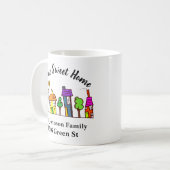 ホームスイートホームニューホーム引っ越し祝いパーティーギフト コーヒーマグカップ (正面左)