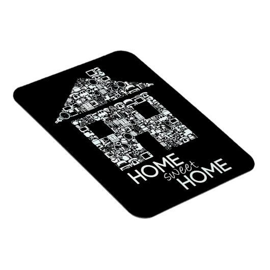 ホームスイートホームノベルティフレキシブル冷蔵庫用マグネット マグネット (右側)