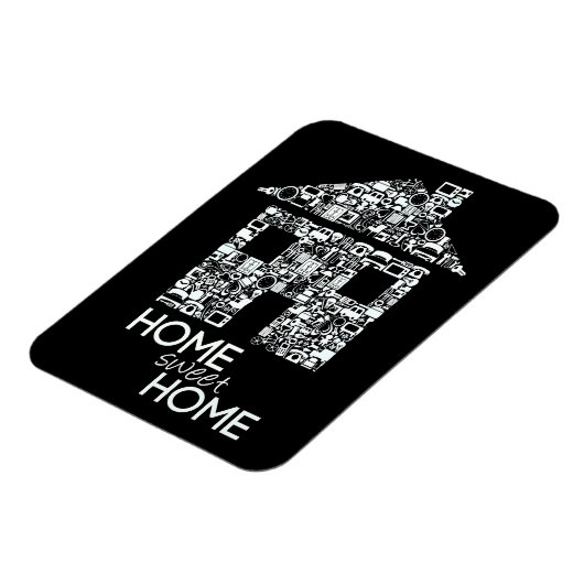 ホームスイートホームノベルティフレキシブル冷蔵庫用マグネット マグネット (左側)