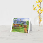 ホームスイートホームノートカード水彩 カード (黄色い花)