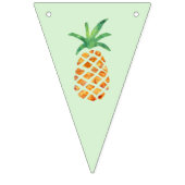 ホームスイートホームパイナップル引っ越し祝いパーティーパーティー バンティングフラッグ (第1の旗)