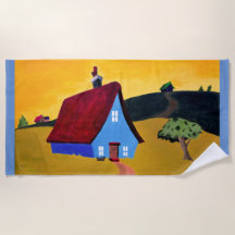 ホームスイートホームビーチタオル