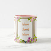 ホームスイートホームピンクマグ ツートーンマグカップ (中央)