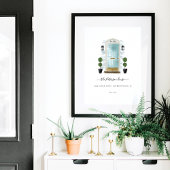 ホームスイートホームファミリーアクアウォーターカラードア ポスター