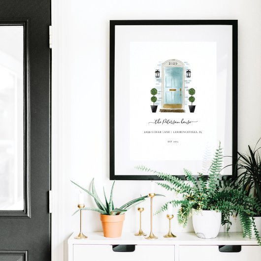 ホームスイートホームファミリーアクアウォーターカラードア ポスター