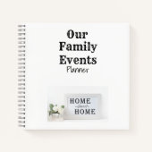 ホームスイートホームファミリーイベントプランナー ノートブック (正面)