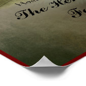 ホームスイートホームファミリーネームウォールプリント ポスター (角)