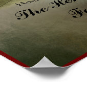 ホームスイートホームファミリーネームウォールプリント ポスター (角)