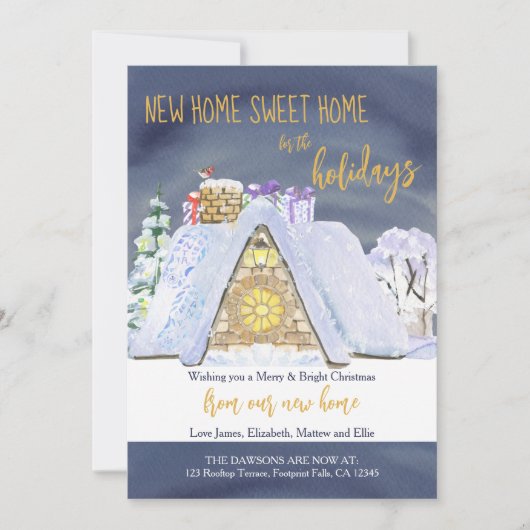 ホームスイートホームフォーザホリデーズクリスマスルーフトップ 案内状 (正面)