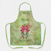 ホームスイートホームフラワーアンド蝶 エプロン (正面)