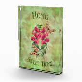 ホームスイートホームフラワーアンド蝶 フォトブロック (右)