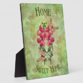 ホームスイートホームフラワーアンド蝶 フォトプラーク (側面)