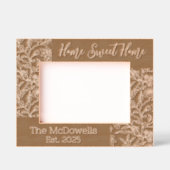 ホームスイートホームフローラテーマエッチングフレーム レーザー彫刻フレーム (正面)