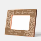 ホームスイートホームフローラテーマエッチングフレーム レーザー彫刻フレーム (左)