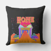 ホームスイートホームブラック アウトドアクッション (裏面)