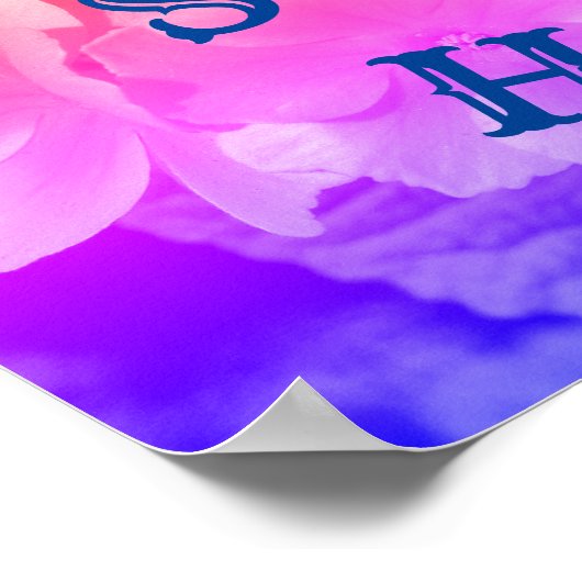 ホームスイートホームプリムローズフラワーズ ポスター (角)