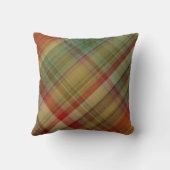 ホームスイートホームプレイド#1スクエア装飾用クッション クッション (裏面)