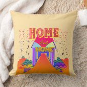 ホームスイートホームベージュ クッション (ブランケット)