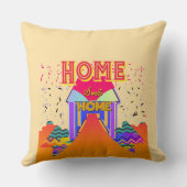 ホームスイートホームベージュ クッション (裏面)
