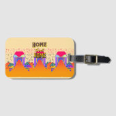 ホームスイートホームベージュ ラゲッジタグ (正面横)