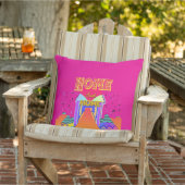 ホームスイートホームホットピンク アウトドアクッション (椅子)
