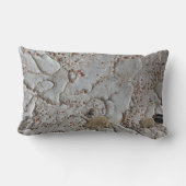 ホームスイートホームホワイトツリーバークフォト自然 ランバークッション (裏面)